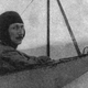 French pilot Leon Delagrange in January 1910, seen in the plane that killed him (scanned from Literary Digest)